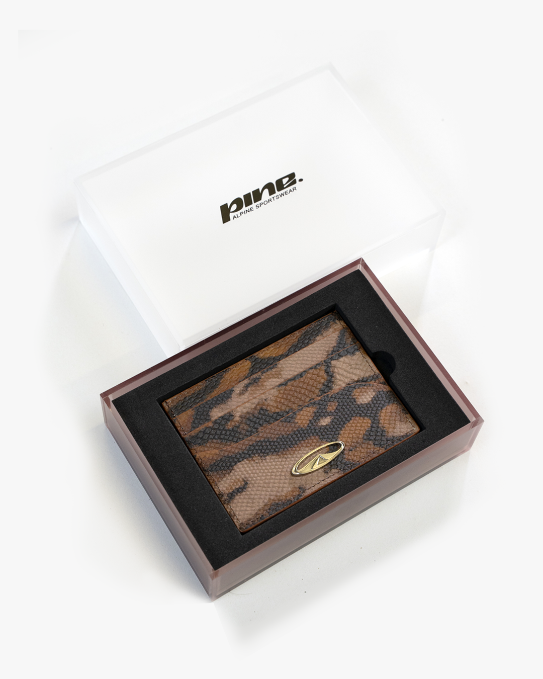 Captive cardholder - Snake skin