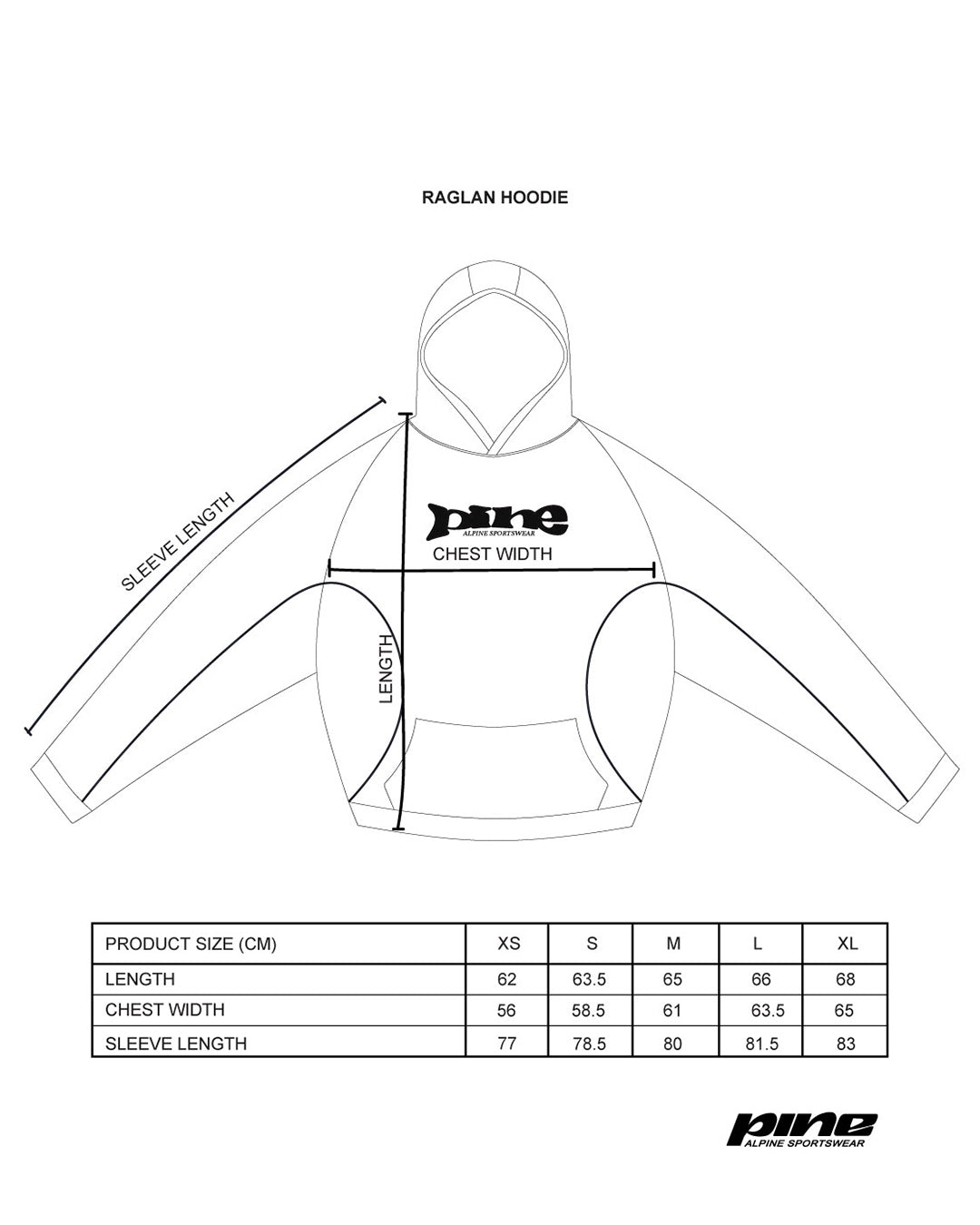 Dusty Pink Raglan hoodie