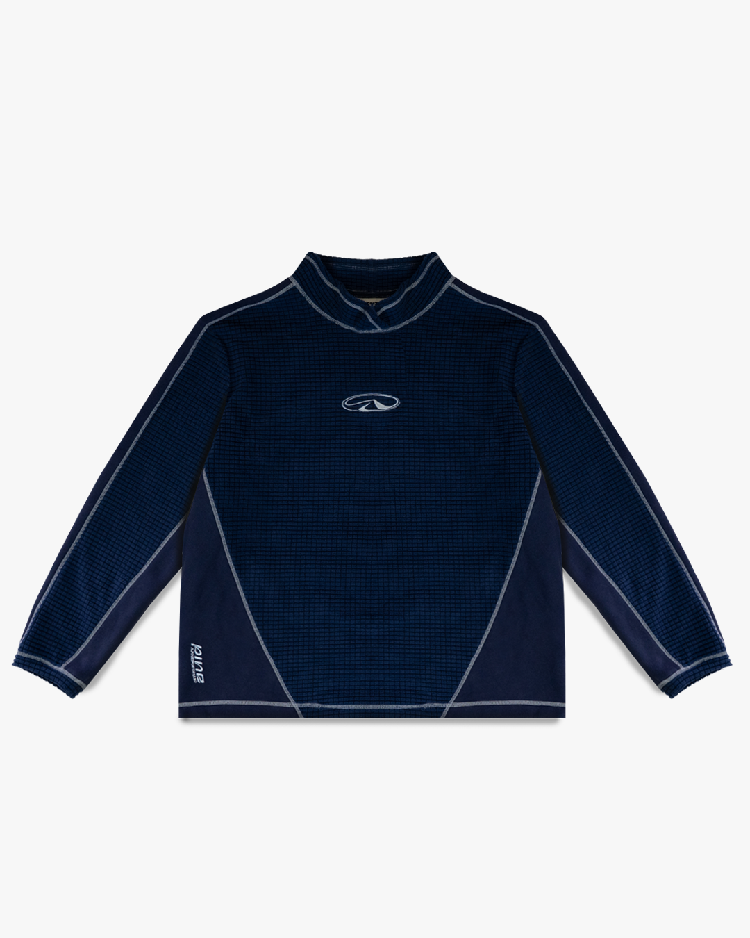 Deep Ocean Waffle Fleece
