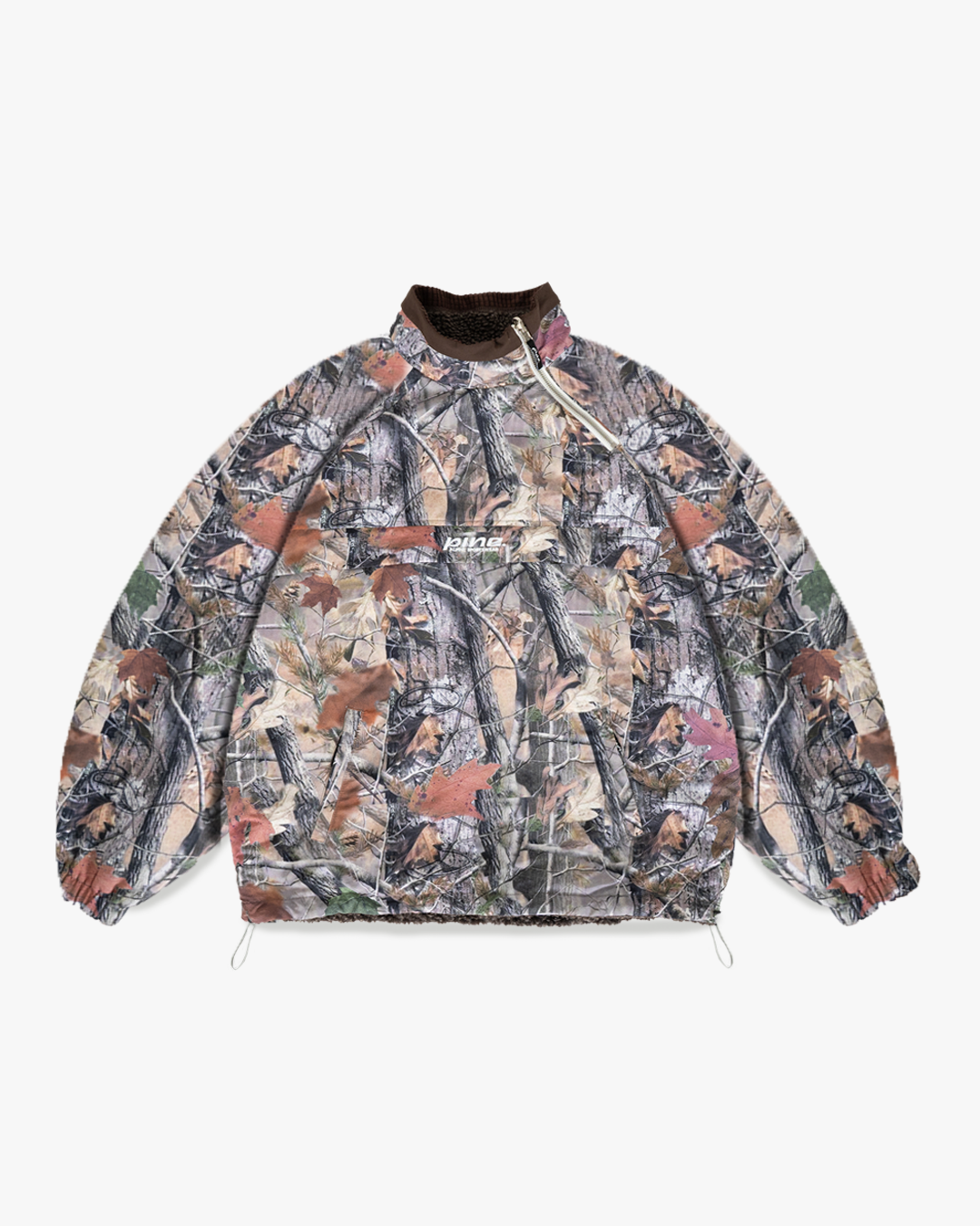 Camo Side Zip Pullover