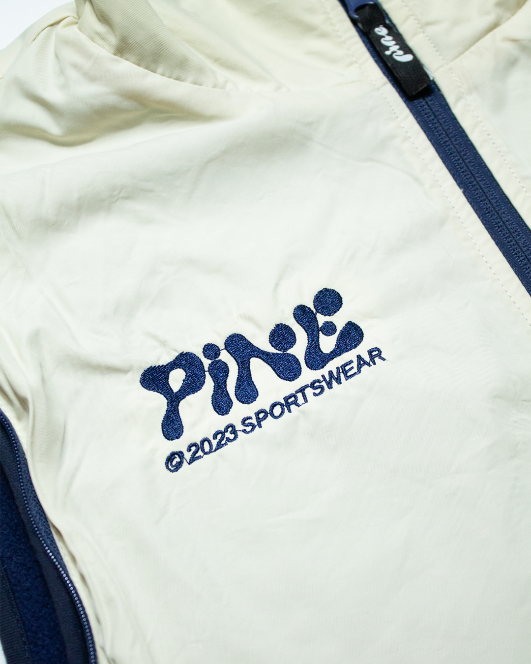 Reversible Vest - Deep blue/Off White