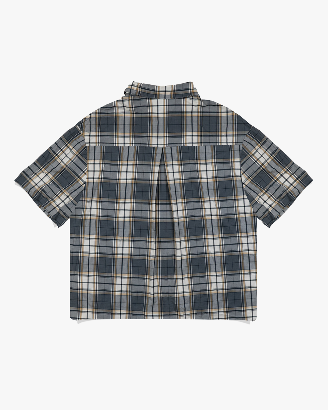 Steel Grey Plaid Shirt