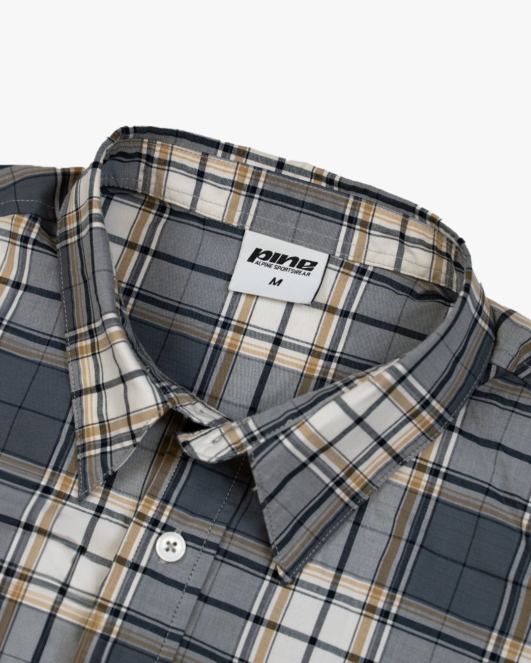 Steel Grey Plaid Shirt