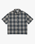 Steel Grey Plaid Shirt