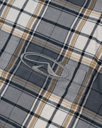 Steel Grey Plaid Shirt