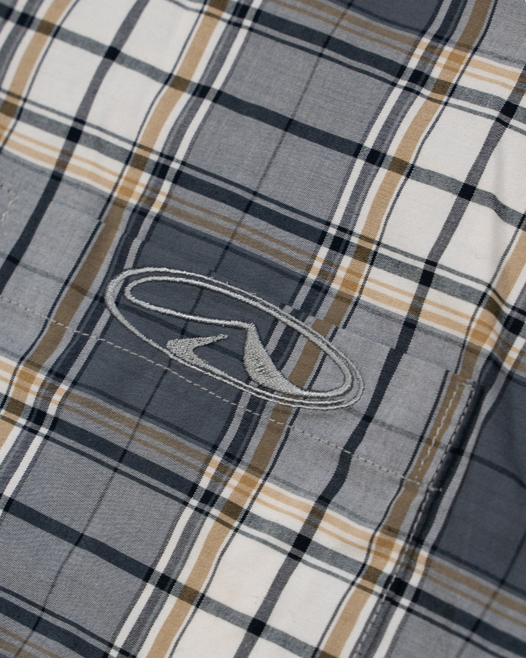 Steel Grey Plaid Shirt
