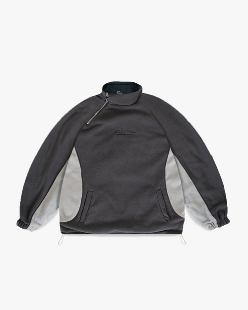 Obsidian/Bluestone Side Zip Pullover