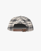 Felt Monogram Plaid cap