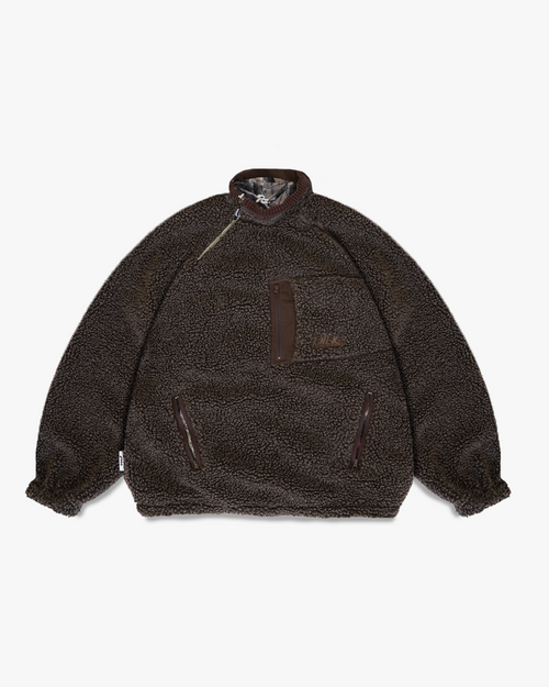 Camo Side Zip Pullover