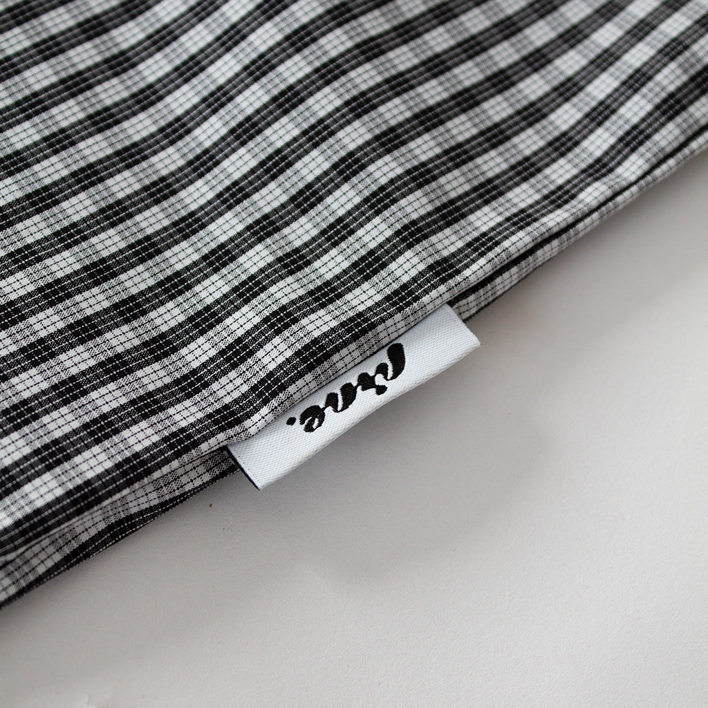 Monochrome Check Shirt